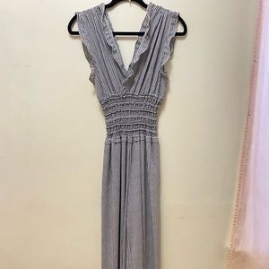 Shirred Waist Jumpsuit
